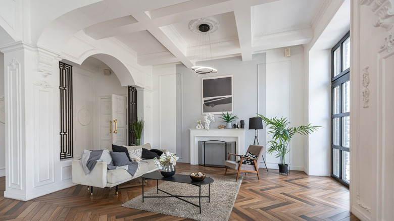 Minimalist luxurious living room
