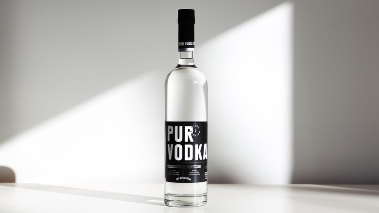 bottle of vodka