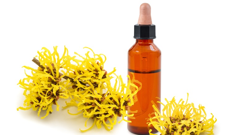 witch hazel and dropper bottle