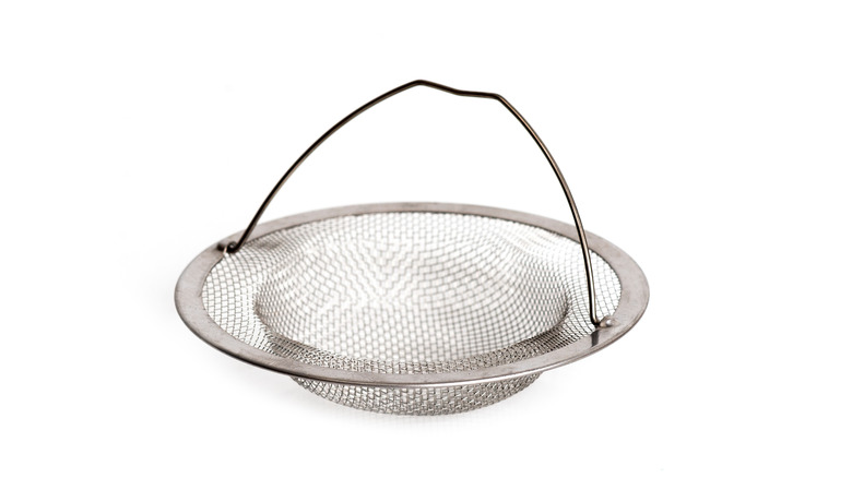 Mesh strainer to put over drain