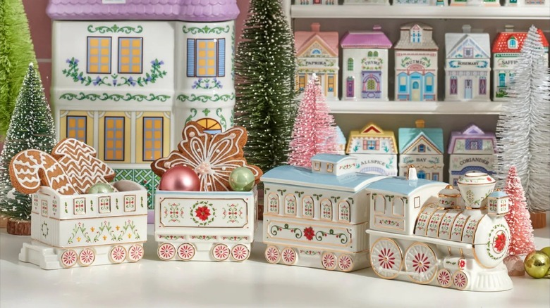 Lenox Village Christmas Train Server