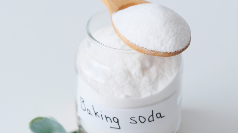 Baking soda in a jar