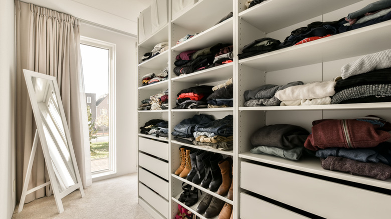 12 Curtain Closet Ideas To Add Texture And Style Your E