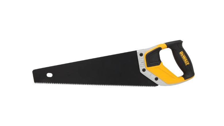 DeWalt's 15-inch Tooth Saw with Aluminum Handle