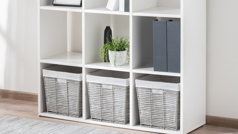 cube storage shelves