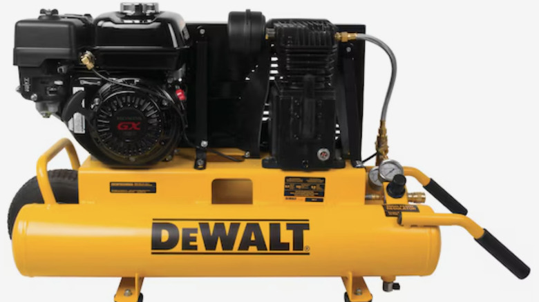 DeWalt DXCMTB5590856 8 Gal. Gas Air Compressor against a white background