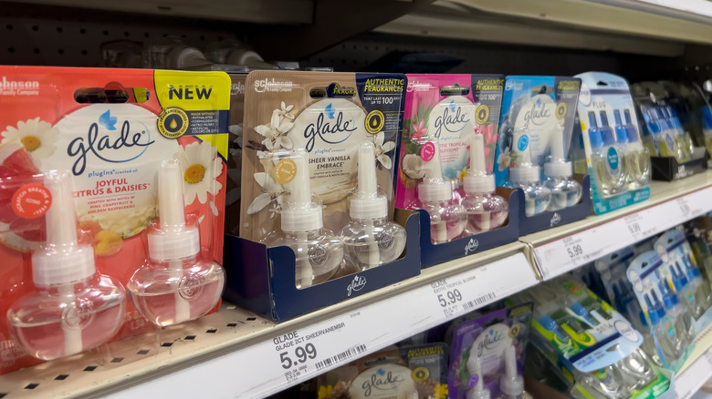 Glade PlugIns on shelf