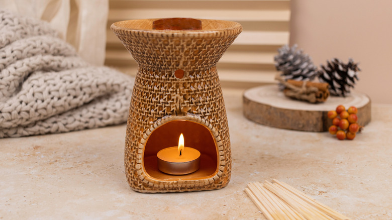 Autumn themed wax warmer