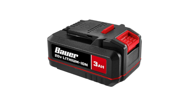 Bauer's 20V 3 Ah High-Capacity Lithium-Ion Battery on a white background