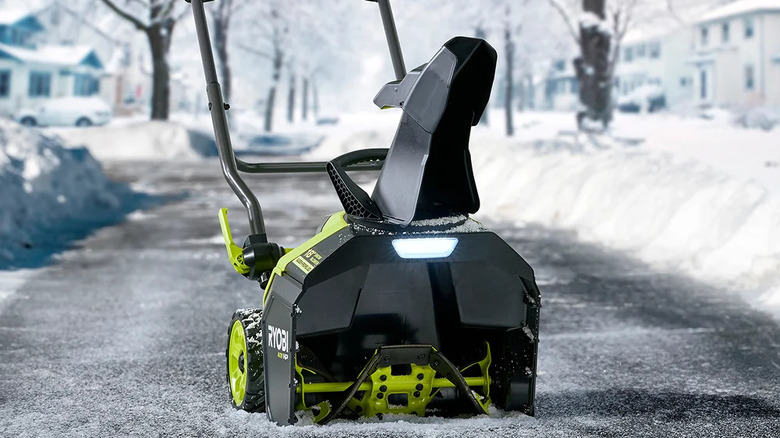 Ryobi's 40V HP Brushless 18-inch Single-Stage Cordless Electric Auger Propelled Snow Blower