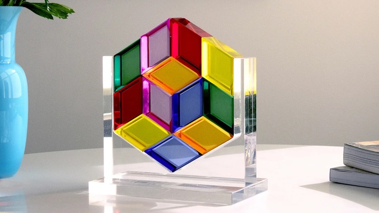 PrismArt Object and Interactive Toy on table