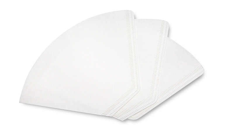 Unused coffee filters