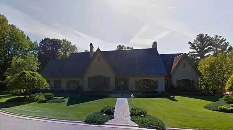 Aerial of Rodgers' home