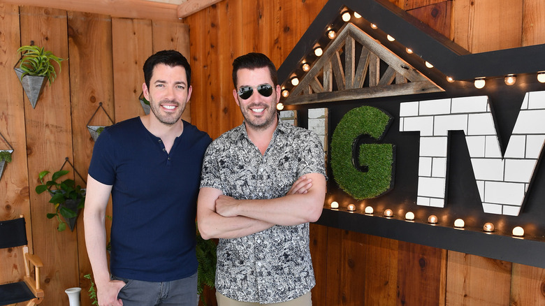 Property Brothers standing together