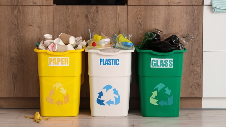 Kitchen trash bins