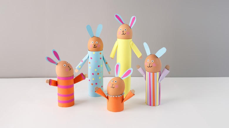 Paper towel tube crafts