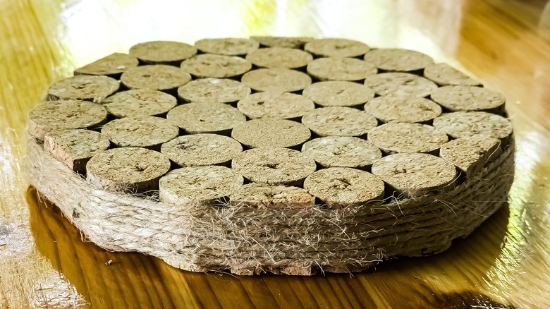 Wine cork coaster