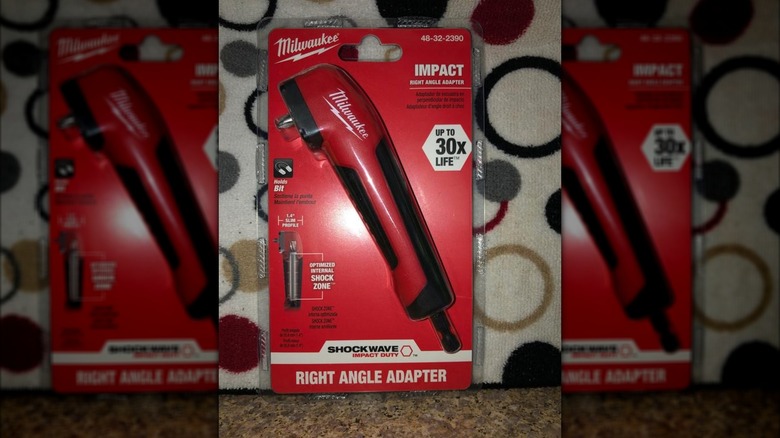 Milwaukee's SHOCKWAVE Impact Duty Right Angle Drill Adapter