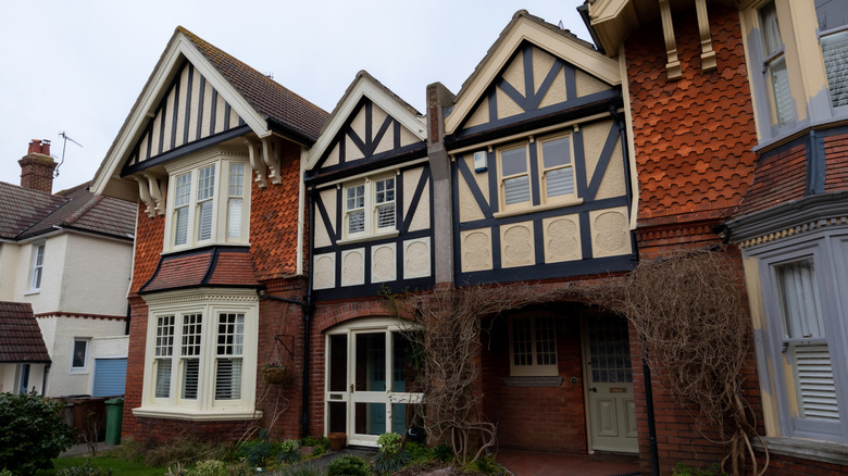 Tudor Revival house facade