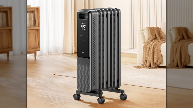Dreo Oil Filled Radiator in living room