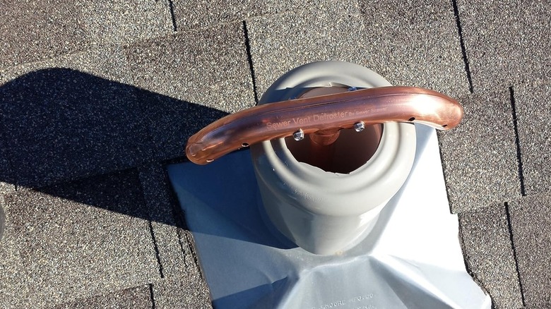 Sewer Skewer Vent Defroster in sewer vent