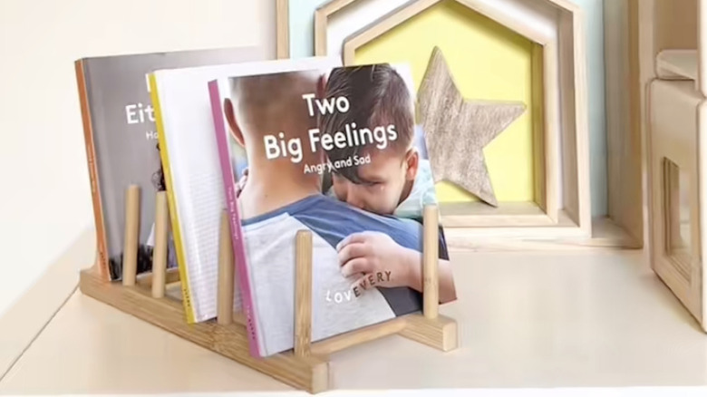 IKEA OSTBIT as book display