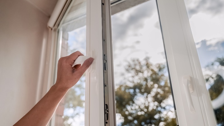 opening window