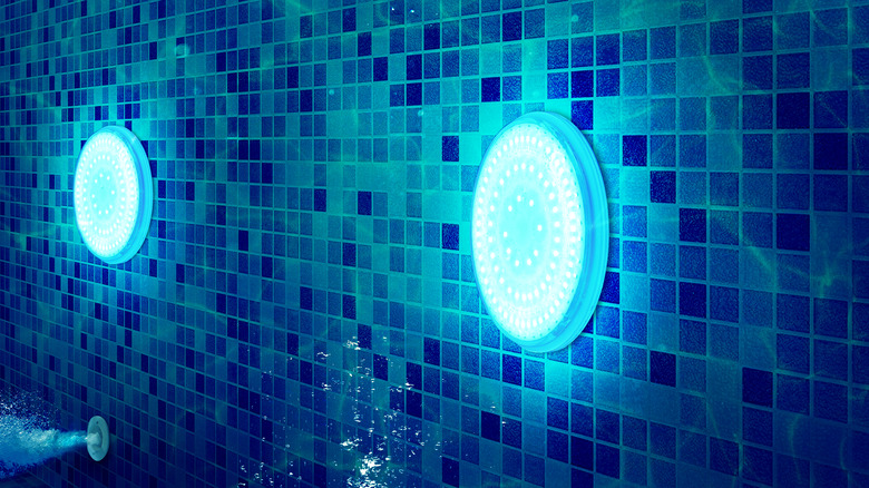 pool lights underwater