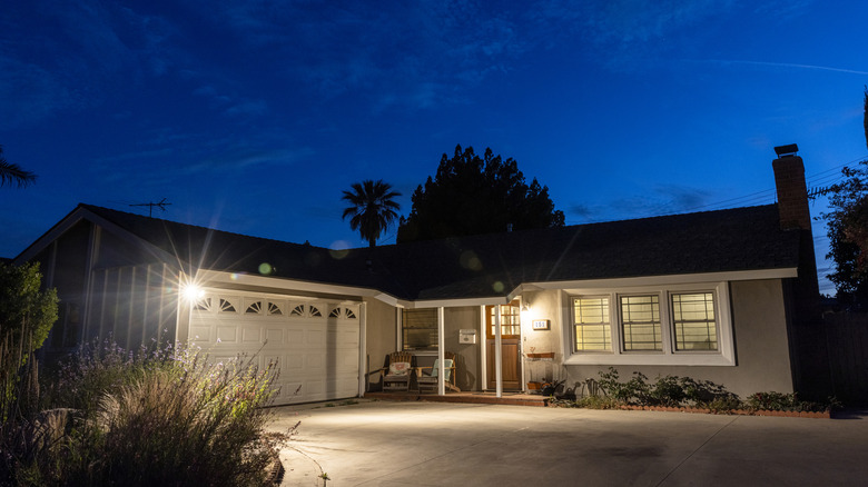 exterior lighting on a house
