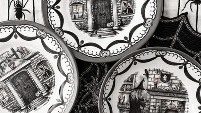 vintage halloween dishes
