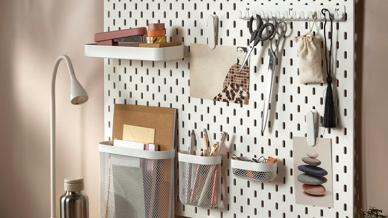 IKEA SKÅDIS as an office supplies storage solution