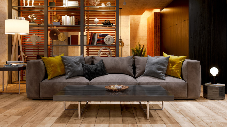 furniture on hardwood