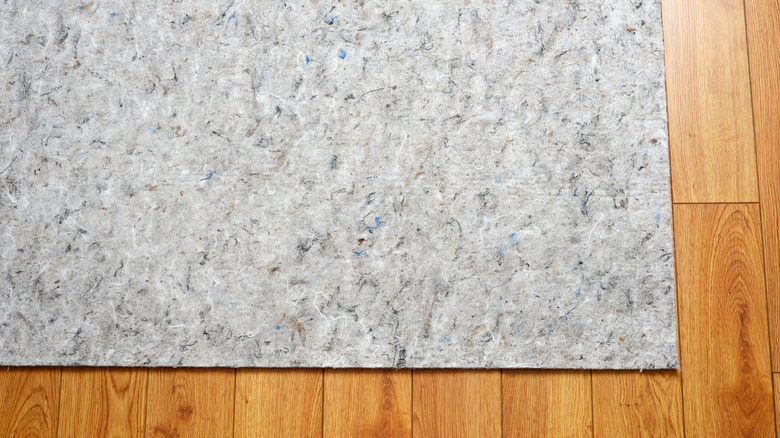 rug pad under area rug