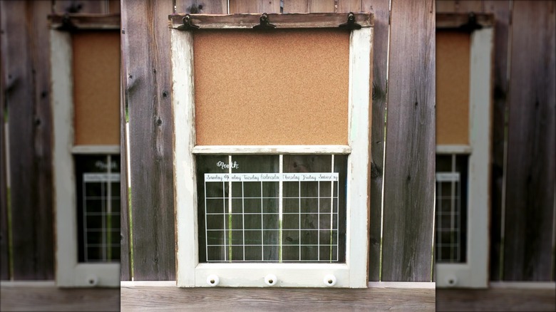 Organizer made with old window