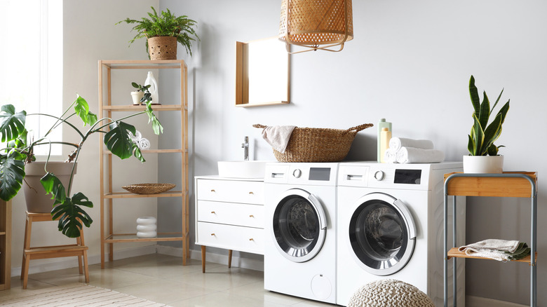 A neat and tidy laundry room