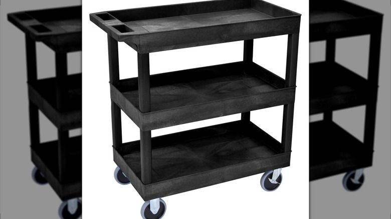 Luxor's 3-Shelf Heavy-duty Cart