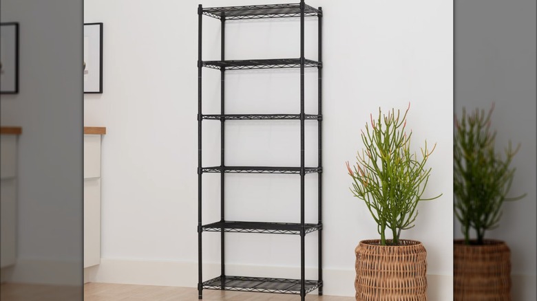 Trinity's 3-tier Modular Wire Shelving Rack with both pieces stacked vertically together