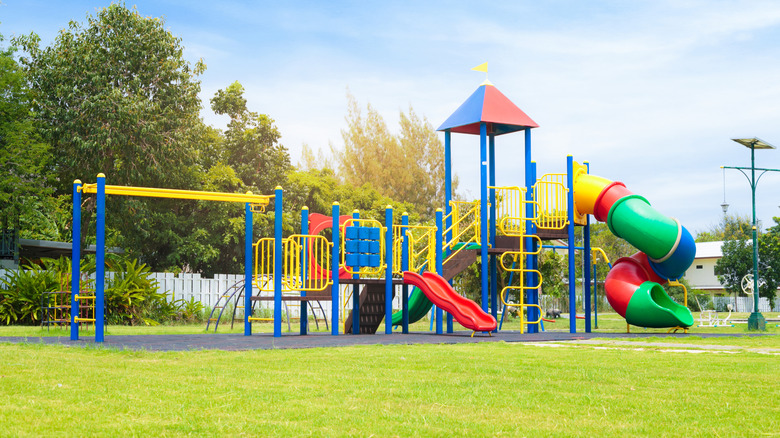 children's playground in park