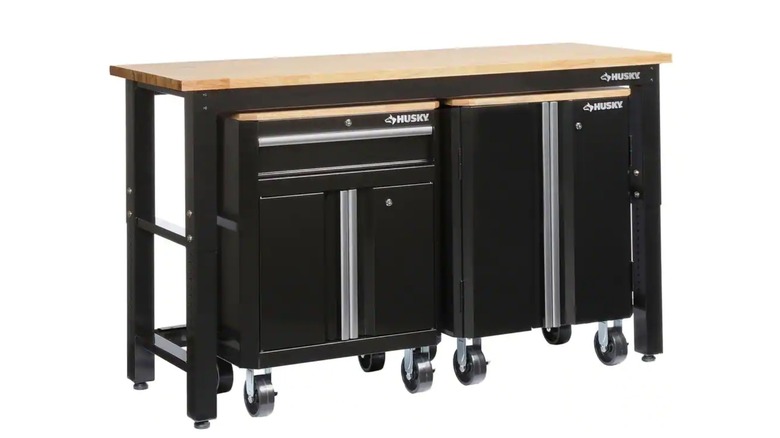 Husky 3-Piece Ready-to-Assemble Steel Garage Storage System