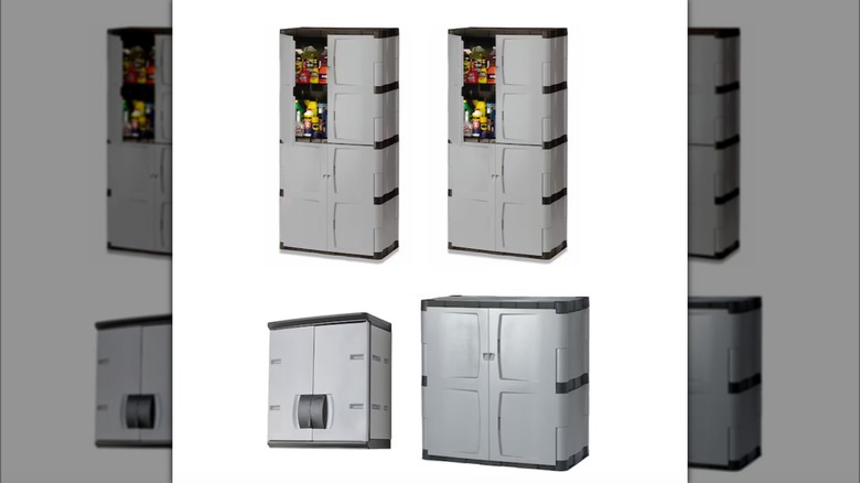 Rubbermaid Four-Piece Garage Cabinet Kit