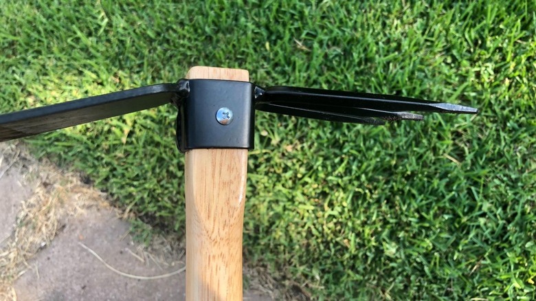 Edward Tools Hoe and Cultivator Hand Tiller