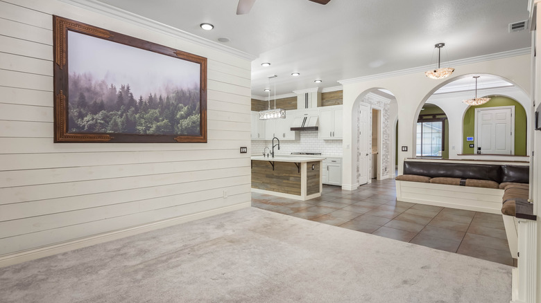 A modern farmhouse kitchen