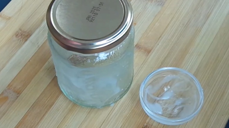 removing sticky residue with baking soda paste