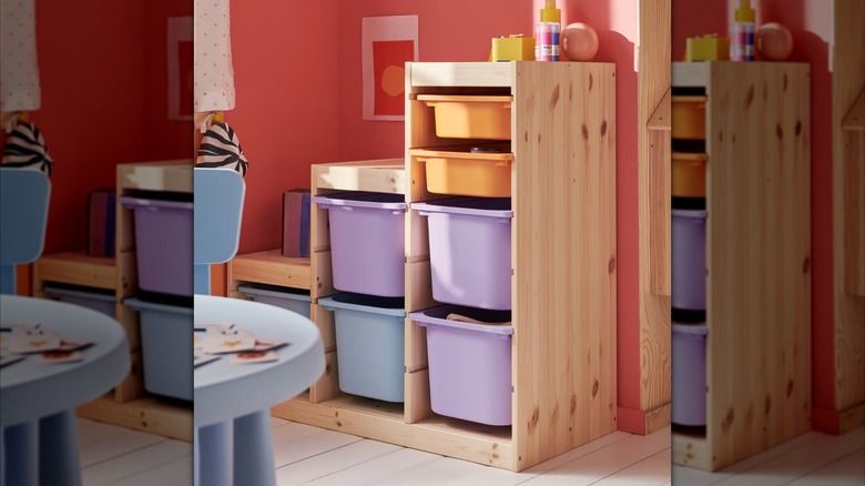 TROFAST step frame in children's room