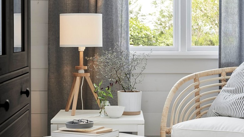 IKEA LAUTERS Table Lamp next to a bright window