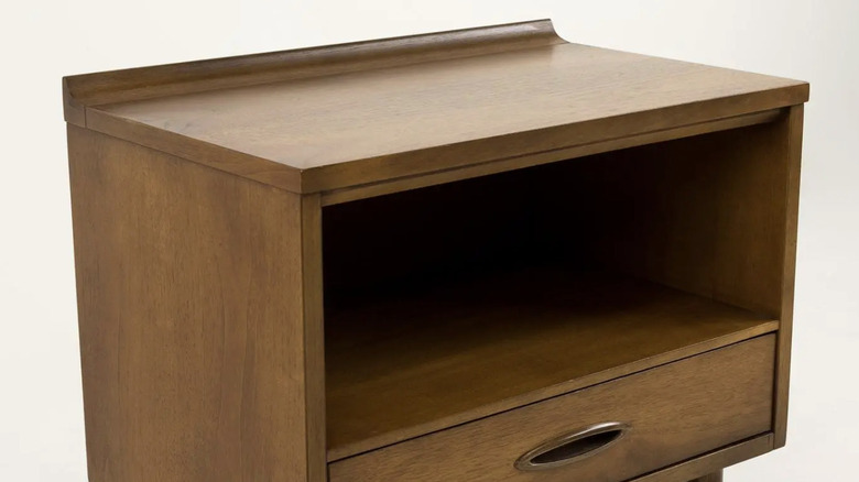 A Sculptra nightstand from Broyhill