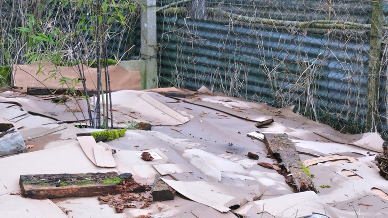 add cardboard to garden beds before adding compost and mulch