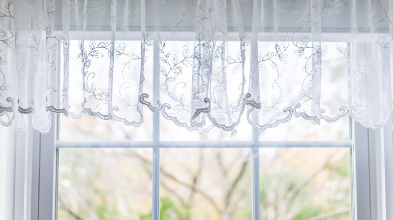 lace curtains