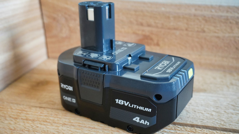 An old Ryobi battery model