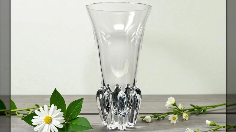 Steuben glass vase